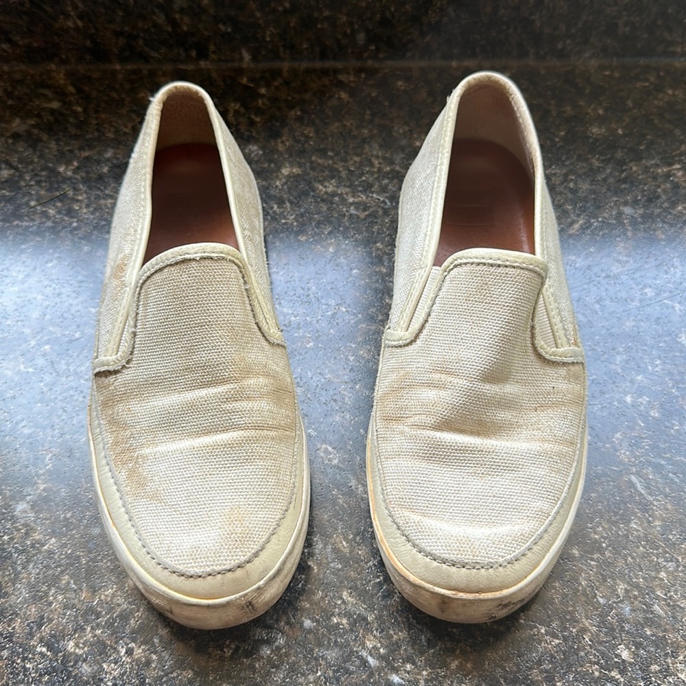 Frye distressed shoes